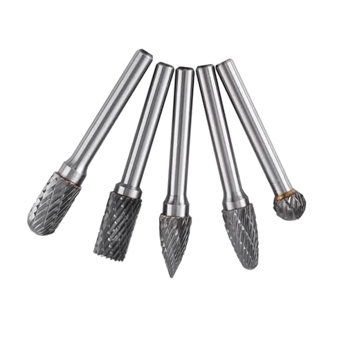Juego 5 Piezas Fresas Rotativas de Carburo 6mm miniatura 4