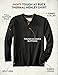 Legendary Whitetails Mens Henley Long Sleeve Thermal Heavyweight Shirt, Black, 4XT