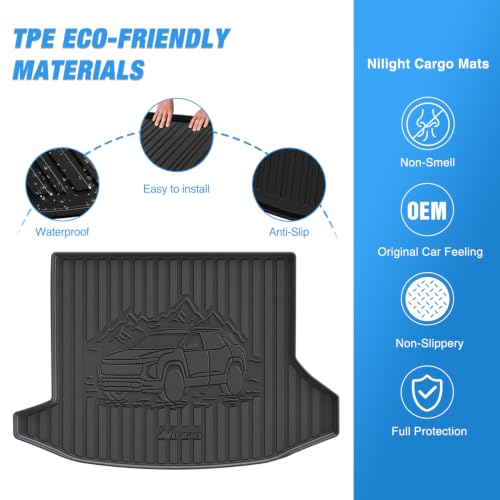 Image of Nilight Cargo Mat for Chevy Equinox GMC Terrain 2025 2026 2027 | (Not for EV)