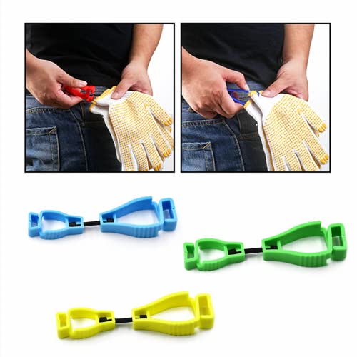 YANWANDEFA 4 PCS Glove Clips Non-Slip Gloves Clamp Grabber Holder Work Gloves Clips Hanger Glove Holder for Labor Workers Firefighters Construction Sites - Image 4