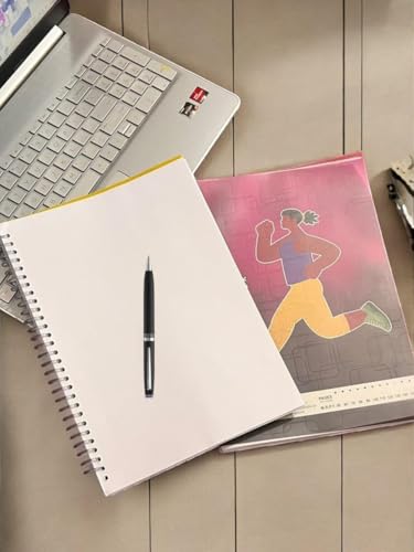 Image of Premium Spiral Notebook Plain A4 Size, Unruled 70 GSM Paper, 200 Pages, Multipack with college and school Office Stationery Student Supplies Creative Pack of (Pack of 2)