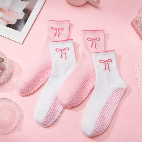Image of Pilates Grip Yoga Socks for Women Cute Non Slip Socks