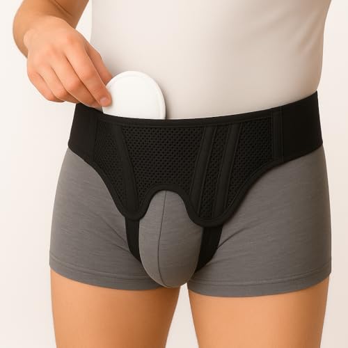 Faja para Hernia Inguinal Slim Negra Talla L miniatura 2