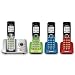 VTech CS6529-4B 4-Handset DECT 6.0 Cordless Phone with Answering System and Caller ID, Expandable up to 5 Handsets, Wall-Mountable, Blue/Green/Red/Silver