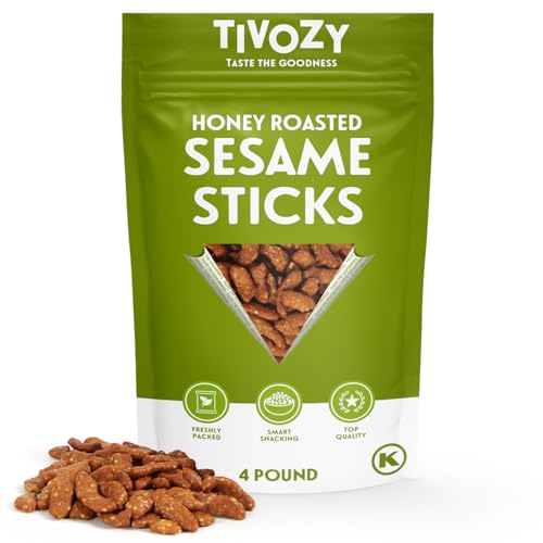 Sesame Sticks Snack, Honey Roast Flavor. Delicious and Fresh Local