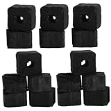 Abaodam Bambus Grillkohle Tabletten Geruchslose Rauchfreie Holzkohle für Outdoor grillen Camping Bbq Langlebig Umweltfreundlich Einfach Anzuzünden Vielseitig Einsetzbar