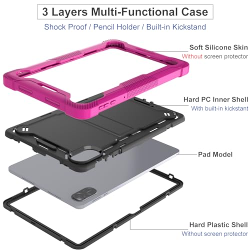 Coque Samsung Galaxy Tab A9+ antichoc hybride avec support