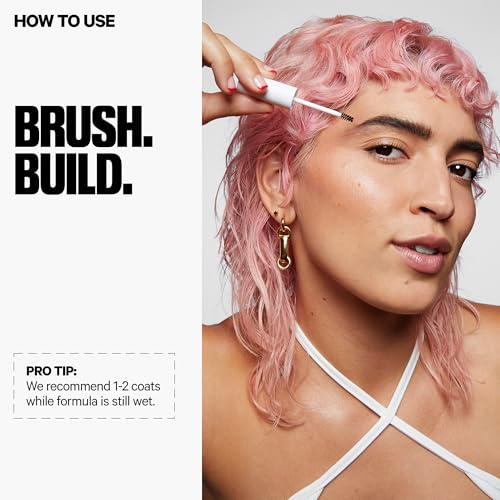 Milk Makeup KUSH Fiber Brow Gel – Tinted Gel Fluffs, Fills + Holds Eyebrows for a Fuller, Natural Look – Conditioning, Vegan Formula