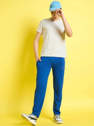 Image of bearbrother Men's Regular Fit Solid Trackpants