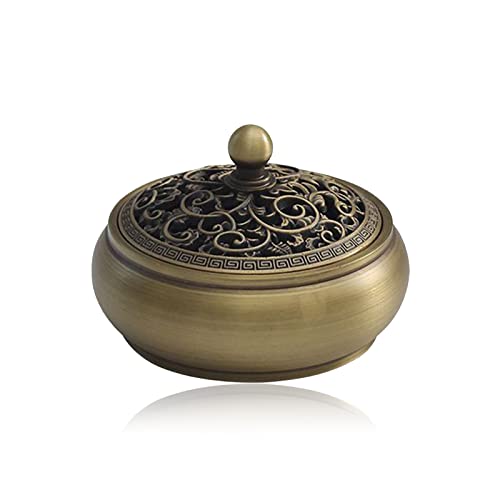 Cone Shaped Incense Burner, Pure Copper Cone Shaped Seat, Retro Metal Incense Burner, Used For Office And Home Decoration, Non Fading, Rust Proof Copper Incense Burner #TOP24