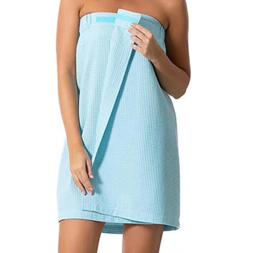 Peignoir pour femme en polyester doux avec fermeture réglable