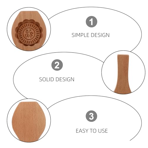 Molde de Madera para Pastel Lunar miniatura 3