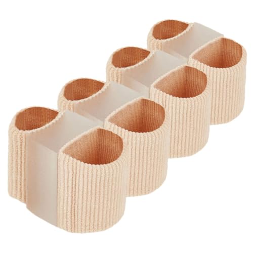 Healeved 4Pcs Gel Straightener Bunion Breathable Separators and Foot Alignment Tool for Comfortable and Foot Care
