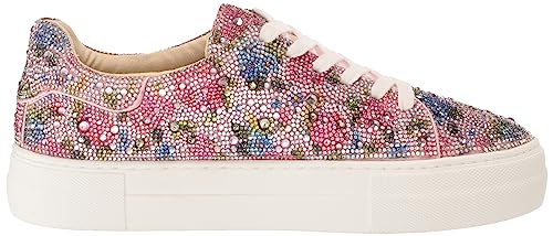 Betsey Johnson Womens Sidny Sneaker, Floral Multi, 7.5 Us #TOP5