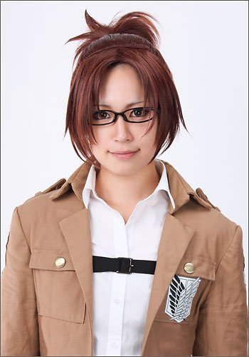 Amazon.co.jp: 進撃の巨人 ハンジ ゾエ 風 ウィッグ キャラウィッグ