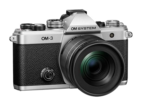 Image of OM SYSTEM Olympus OM-3 Silver Micro Four Thirds System Camera M.Zuiko Digital ED 12-45mm F4.0 PRO kit Travel Camera Weather Sealed Design 5-Axis Image Stabilization
