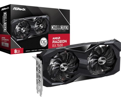 ASRock AMD Radeon RX 7600 Challenger 8GB OC GDDR6...