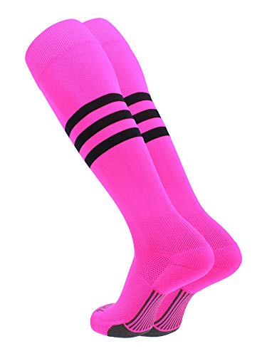 Image of Baseball & Softball Socks | USA Made Dugout Series Striped | Over the Calf | Sizing for Youth Boys, Girls, Men, & Women's