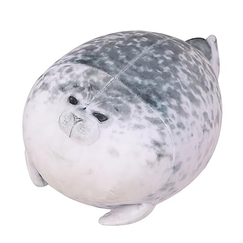 Trayosin 30/40/60cm Niedliches Seehundkissen Weich Flauschig Kuschelig Gefüllte Plüsch Kissen für Kinder, Freunde und Familie