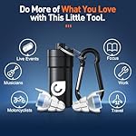 High Fidelity Concert Ear Plugs, Noise Cancelling Silicone Ear Plugs 2 Pairs Great for Concerts Loud Music, Musicians, Motorcycles, Airplanes, Raves, Hearing Protection -23 dB - Image 5