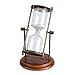 Produktbild Sanduhren, 15 Minuten Metall rotierenden Sand Glas Timer Clock Sanduhr für Tabelle Ornament Home Decor oder Geschenk