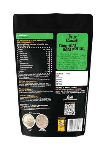 Image of True Elements Whole Amaranth 500gm - Rajgira for Fasting | Rajgira seeds | Gluten Free Atta | High in Fibre and Protein