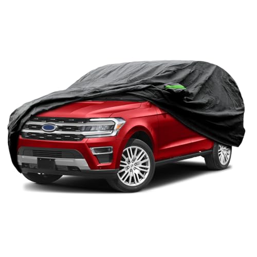 Image of Proadsy Custom Fit 2022-2026 Ford Expedition Car Cover Waterproof Outdoor | UV-Blocking Waterproof With Soft Lining Prevents Leaks & Scratches. Perfect For Sunny, Snowy Outdoor Parking, Garage Storage