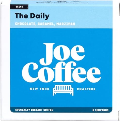Joe Coffee Company - The Daily Specialty Instant Coffee Packets (6 Sachets) | NYC Roaster, Kosher, Climate-Friendly