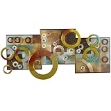 Deco 79 64310 Metal & Wood Wall Decor