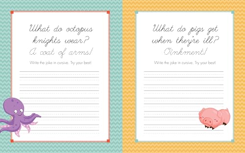 41% Off Cursive Handwriting Workbook for Kids with Jokes