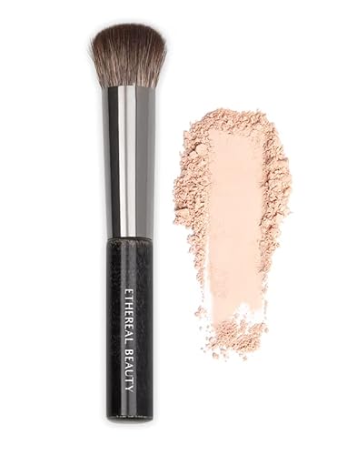 ETHEREAL BEAUTY Brocha para maquillaje N°1, Vegana, Pinceles para maquillaje Cover