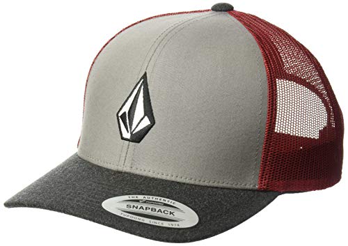 Image of Volcom Men's Snapback Hat - 6-Panel Twill Flat Brim Cap Adjustable Snap Closure