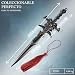 Imagen de Abrecartas Frostmourne de World of Warcraft en forma de espada con base