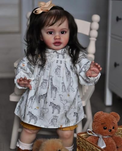 Muñeca Reborn Realista Bebé Niña 26 Pulgadas miniatura 5