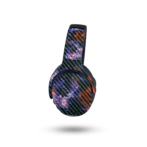 Image of MightySkins Carbon Fiber Skin Compatible with Skullcandy Crusher ANC 2 - Andromeda | Protective, Durable Textured Carbon Fiber Finish | Easy to Apply, Remove, and Change Style