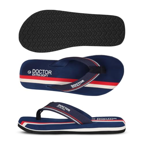 Image of DOCTOR EXTRA SOFT Slipper for Men's | Diabetic & Orthopedic | Lightweight & Comfortable | Soft, Durable & Skid Resistant | Flip-Flop & Slippers for Men's & Boy's D-33