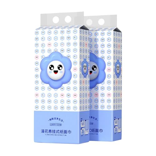 Papel higiénico acolchado, pañuelos de baño, papel higiénico de viaje para colgar, papel higiénico suave, servilletas gruesas suaves de extracción rápida para caravanas, viajes, cocina, hotel, hogar