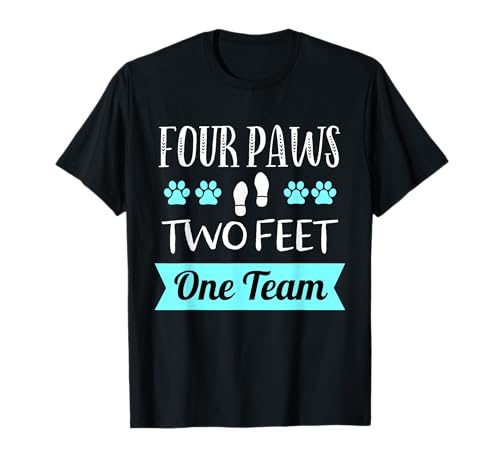 Four Paws Dog Agility Team T-Shirt for Men Women Kids