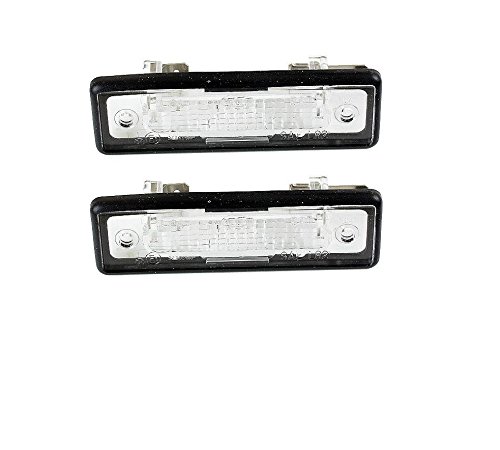 Set of 2 BMW E12 E23 E24 E28 E30 528e License Light Hella 63261354665