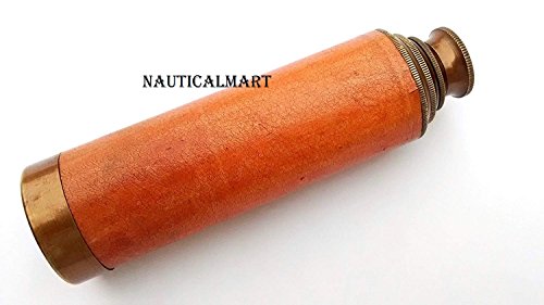 Telescopio Náutico De Latón 15 Pulgadas Estilo Antiguo miniatura 4