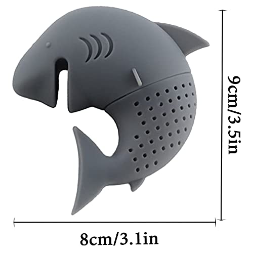 Colador de té de silicona 2 piezas bola de té reutilizable Filtro de bola de té infusor de té de silicona Forma de… - Imagen 4