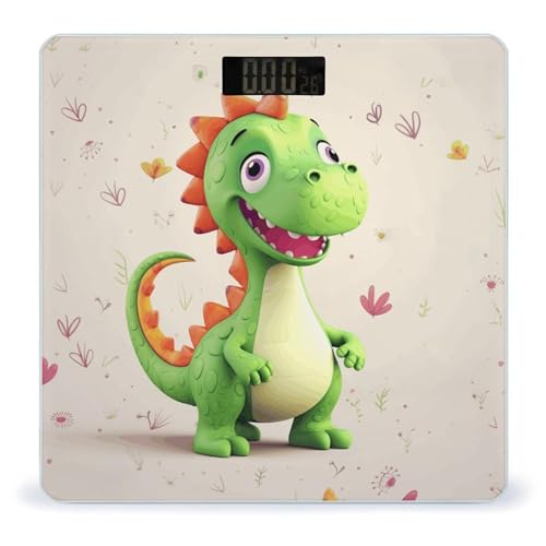 Báscula Digital para Baño con Diseño de Dinosaurio miniatura 1
