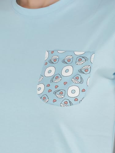 Image of Dollar Missy Women's Combed Cotton T-Shirt Pyjama Night Suit