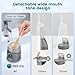 BOTLUXE Water Flosser Cordless - 265ml Portable Water Flosser for Teeth with 6 Nozzles, 1400 Pulses/Min, 4 Modes, IPX7 Waterproof, 60-Day Battery for Braces, Sensitive Gums, Travel & Family Use