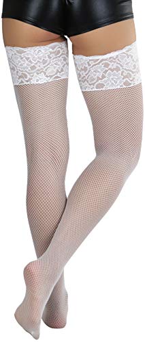 Image of ToBeInStyle Women's Thigh Highs With Smooth Silicone Lace