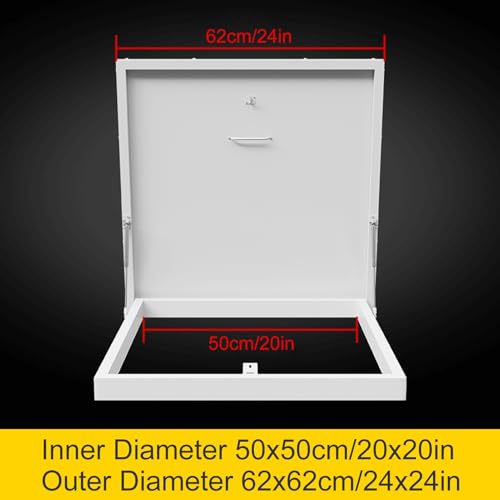 Trampilla de sótano de 90x90 cm para transformar almacenes oscuros en salas ventiladas 3