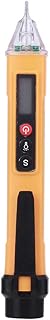 Ac 12-1000v Non-Contact Current and Voltage Detector, Ac Voltage Detection Pen, Test Pen Measuring Instrument, Used to Judge Live Line/Empty Line(Yellow+Black)