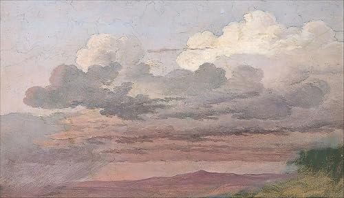 Affiche Étude de nuage Caspar David Friedrich poster graffiti 60x90cm