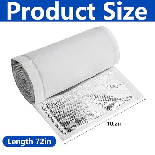 Image of 5-Layer HVAC Copper Pipe Insulation Cover, Outdoor AC Pipe Insulation Cover