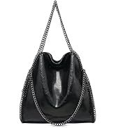 Damen Handtasche Frauen Kunstleder Crossbody Schultertasche Mode Kette Tasche Große Hobo-Taschen ...